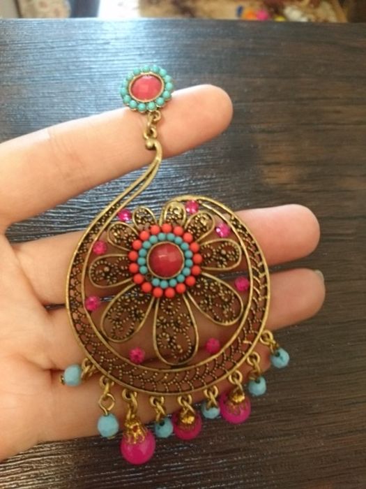 Серьги бижутерия