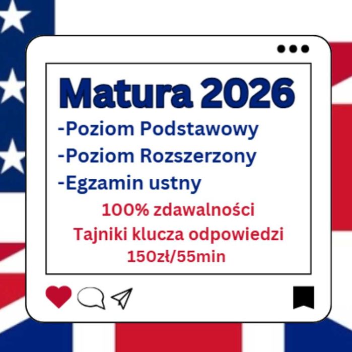 Korepetycje Angielski Matura 2026: Podstawa i Rozszerzenie | Ustna