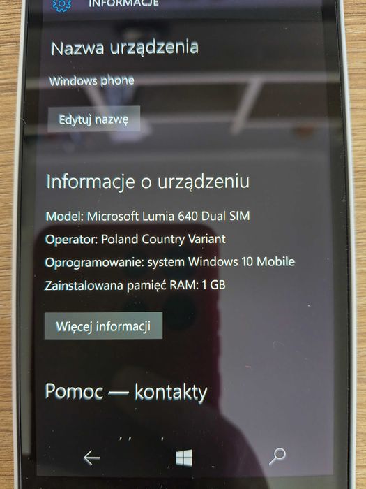 Microsoft Nokia Lumia 640 Dual SIM - stan idealny