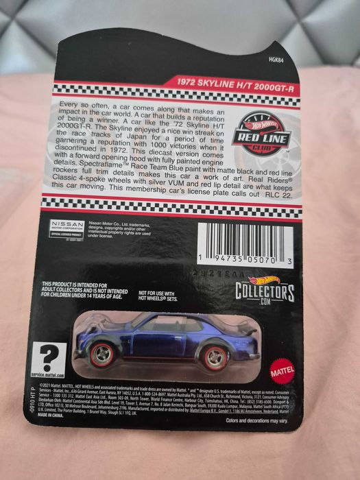 Hot Wheels RLC 1972 Nissan Skyline