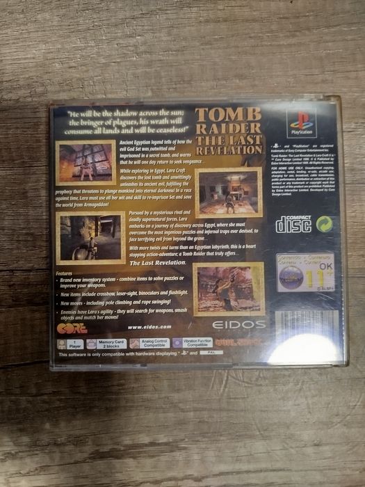 Tomb Raider Last Revelation PSX PS1