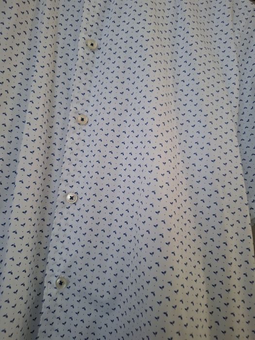 koszula męska w kwiaty 43 mmer