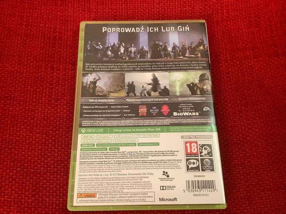 Dragon Age Inkwizycja XBOX 360 PL Napisy