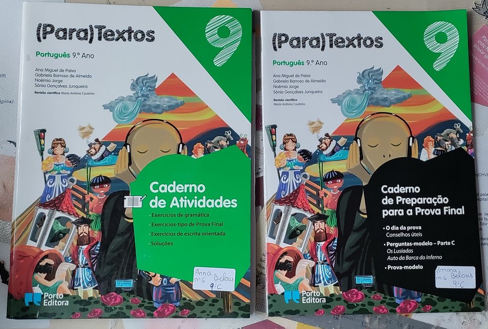 Livros escolares 9 ano