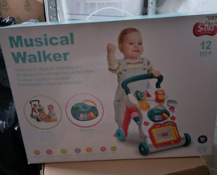 Uzywany chodzik pchacz muzyczny SMIKI