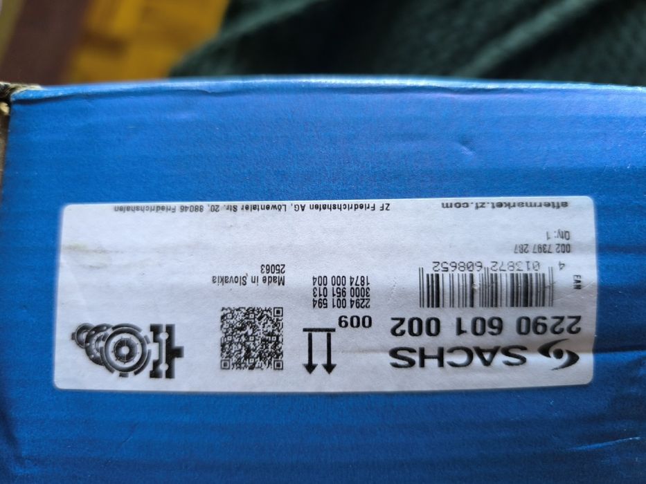 SACHS Komplet sprzęgła z kołem dwumasowym  PEUGEOT 308 SW 1.6 HDI