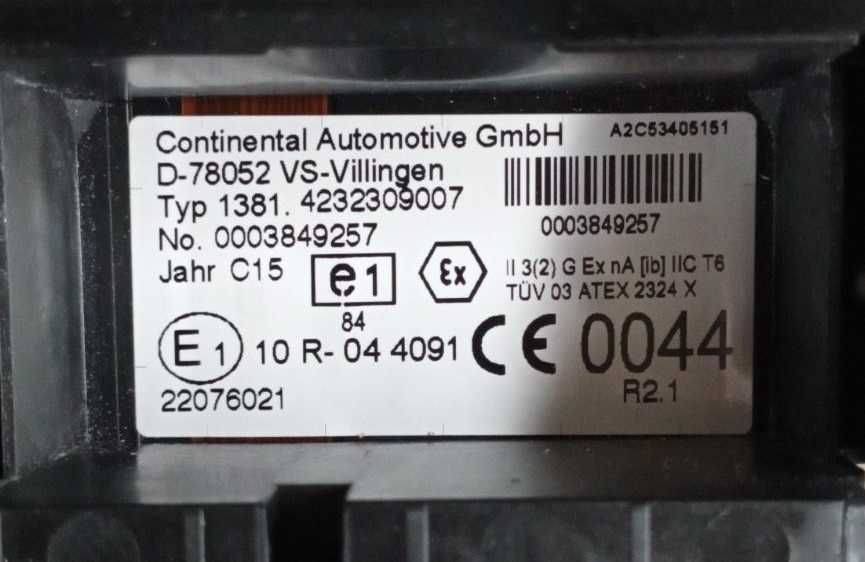 Тахограф цифровий 1381 24V Вольво VOLVO FH FM FE Euro 6 з Датчиком