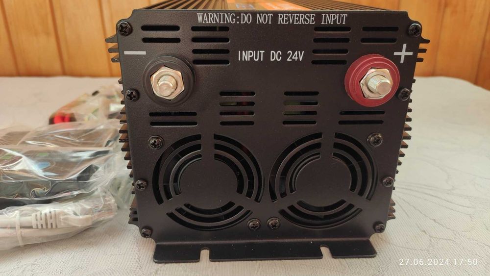 Перетворювач струму (інвертор) EDECOA® DPM20, 2000W, 24V