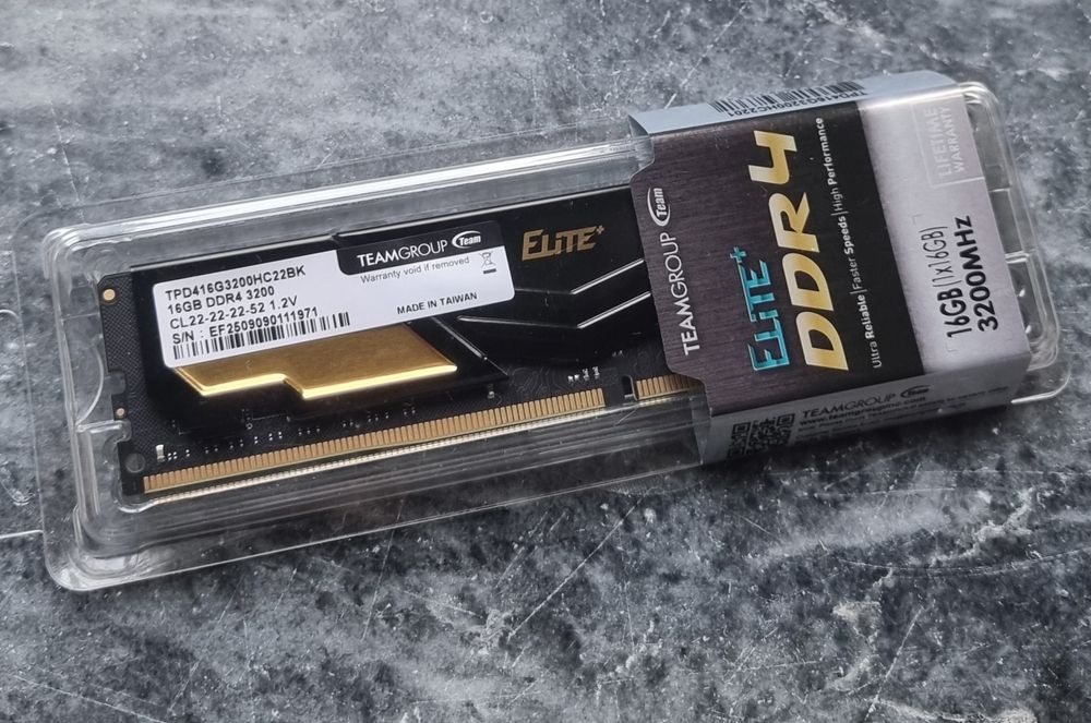 Memória RAM TeamGroup Elite Plus 16GB Garantia VITALICIA Selado