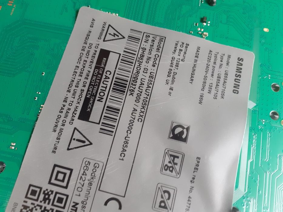 Tv Samsung ue55au7105k