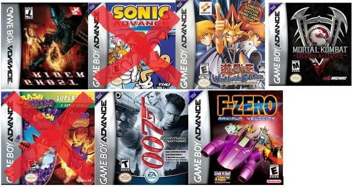 5 jogos Game Boy Advance