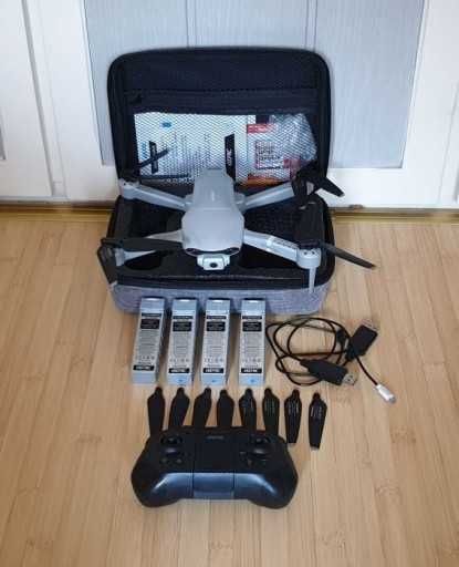 2x Dron 4drc f3 wifi Gps duzy zestaw