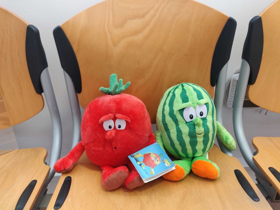 Peluches Gang dos Frescos Lidl - Tomate e Melancia (C/ Etiqueta)