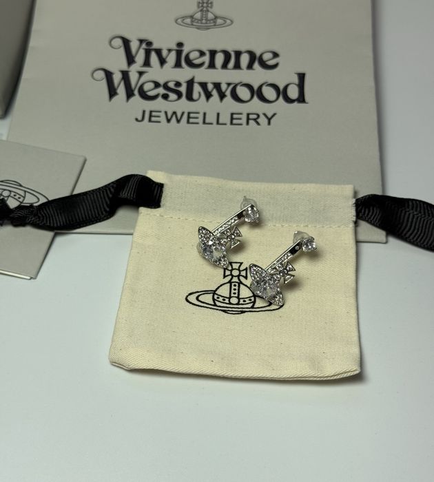 Сережки жіночі Vivienne Westwood з камнями