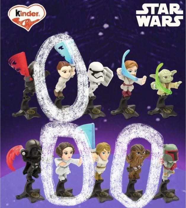 Kinder joy star wars зоряні війни обмін Йода Люк Кайло Рен