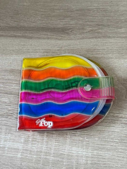 Porta-CDs Super Pop Colorido – Estilo Vintage