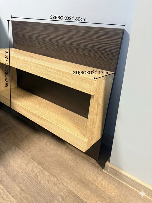 Komplet szafy polka wiszaca rtv