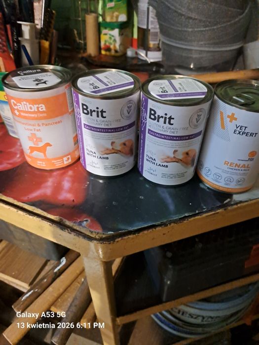 Karma dla psa low fat dietetyczna na wzmocnienie trzustki i 1 renal