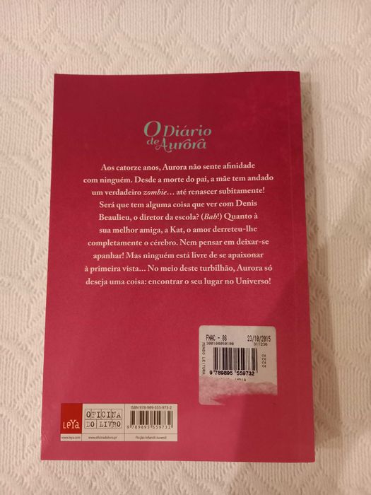 O livro O diário da Autora
