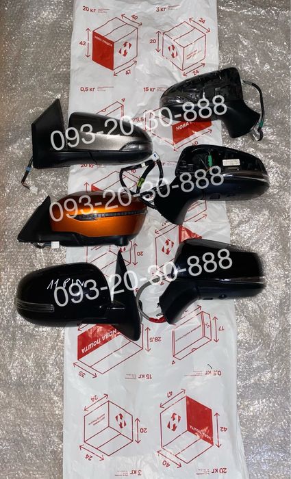 Зеркало Rav4 Corolla Prius Auris Avensis Highlander CHR IS NX RX CT UX