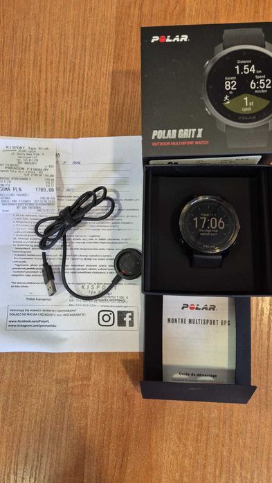 Zegarek sportowy POLAR Grit X, Smartwatch