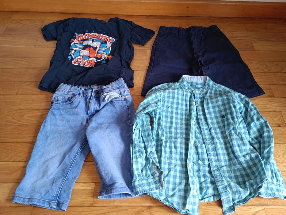 Lote de 12 peças menino 5-6 anos
