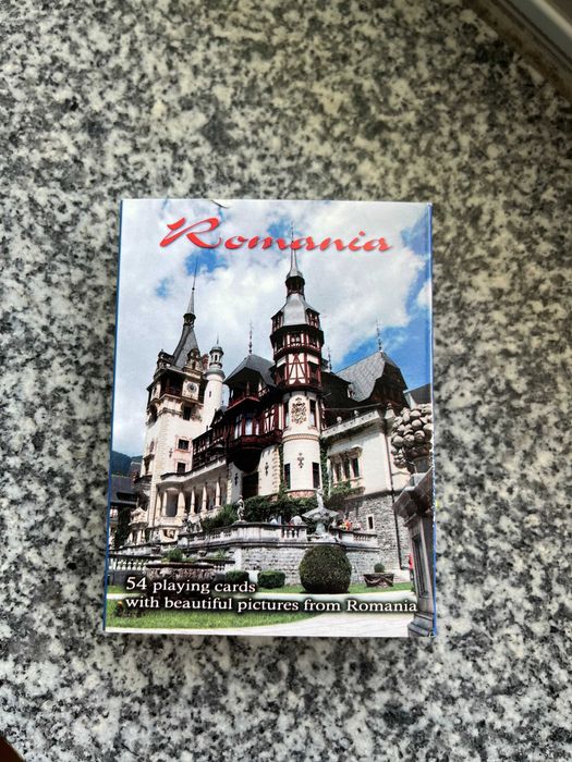 Baralho de cartas Roménia - novo e embalado