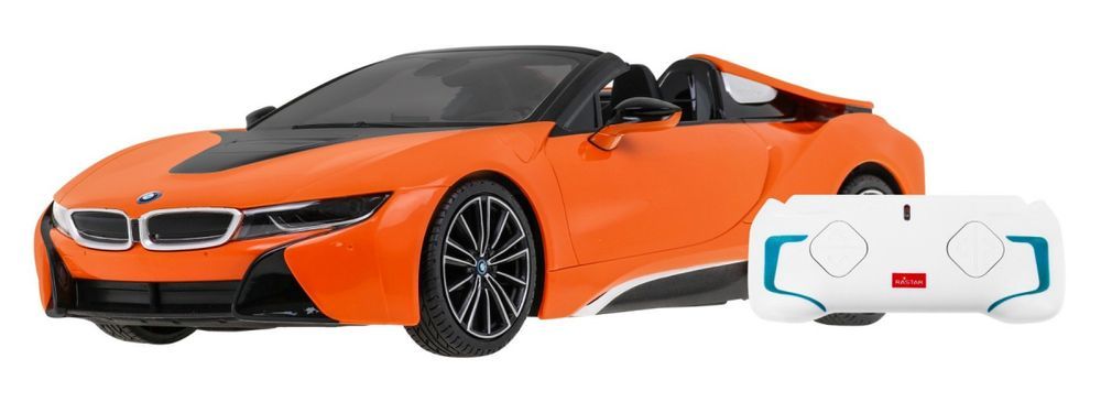 Bmw I8 Roadster Pomarańczowy Rastar Model 1:12 Zdalnie Sterowane Auto