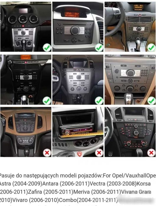 Radio samochodowe Android 14 Opel Astra G,H,Vectra, Corsa C,D,Vivaro