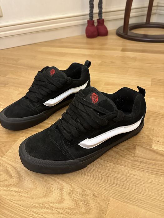 Кеди низькі Vans Knu Skool Black White