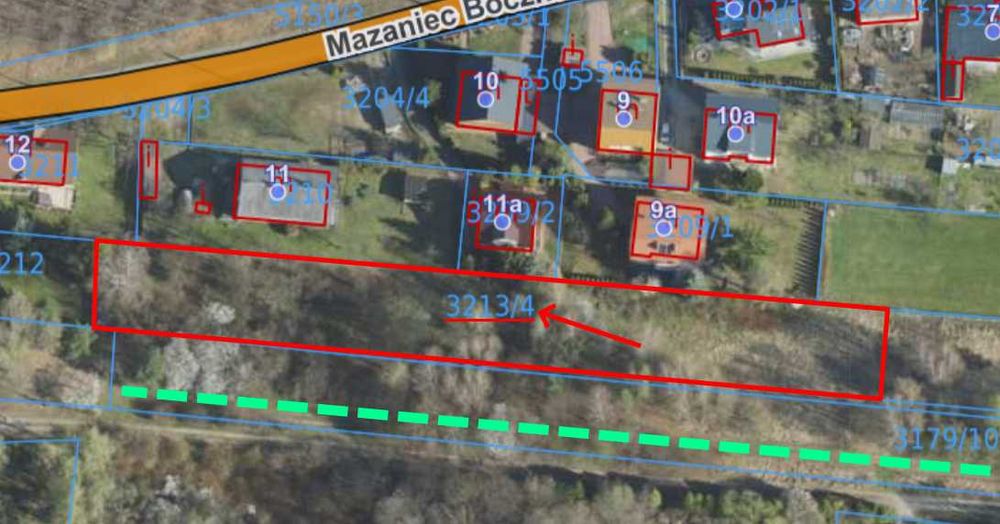 HIT INWESTYCYJNY! Działka budowlana 24,20 ara, Olkusz-Mazaniec | 147 m frontu działki! - Widok 2