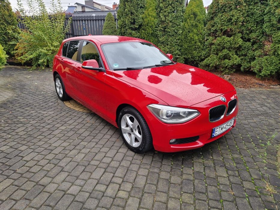 BMW Seria 1 Led ksenon klimatronic navi czujniki cofania tempomat grzane fotel alu