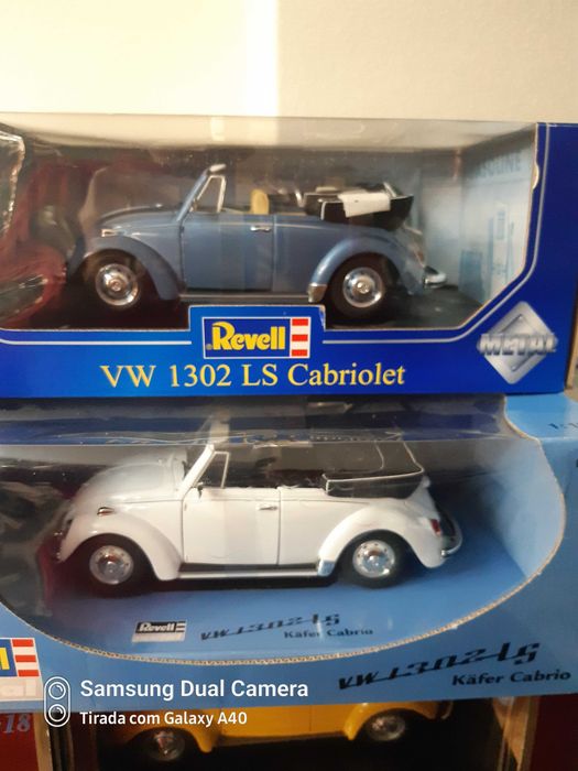 1 18 miniaturas vw Beetle carocha
