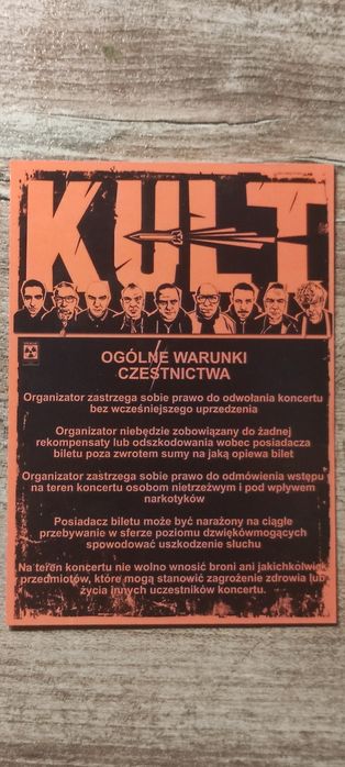 bilet kolekcjonerski kult