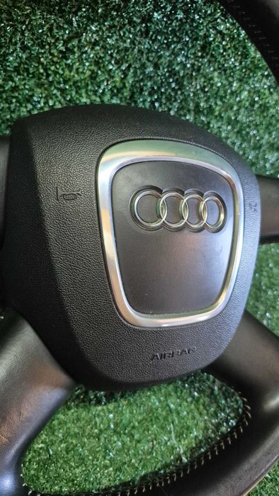 Volante 4 Braços Completo Com Airbag Audi A3 8P A4 B7 A6 C6 Ref. 8P0419091BF ORIGINAL COMO NOVO