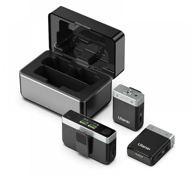 Мікрофон петличний бездротовий Ulanzi AM18,Android, Iphone та камери