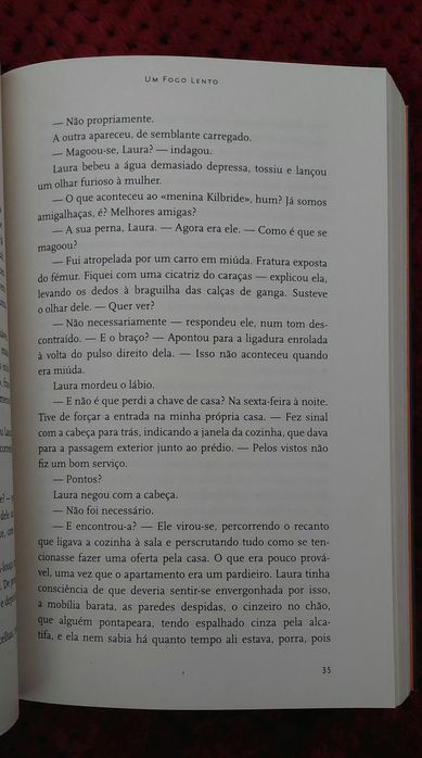 Um fogo lento, Paula hawkins