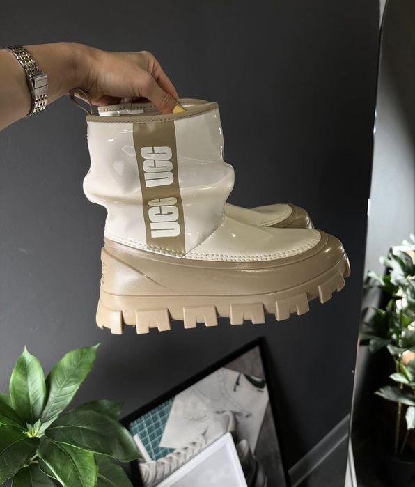 UGG 11 us 42 27.5-28 см черевики ботинки сапоги зимові мех зима замша