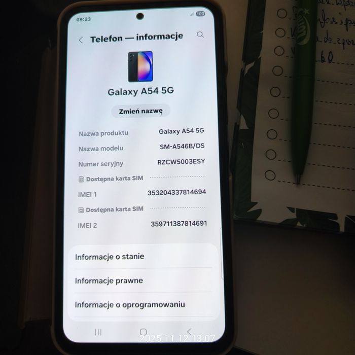 Android Samsung Galaxy A54 5G