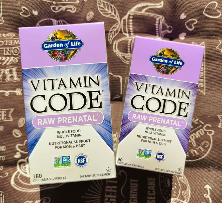 Garden Vitamin Code RAW prenatal вітаміни для вагітних пренатал 90 180