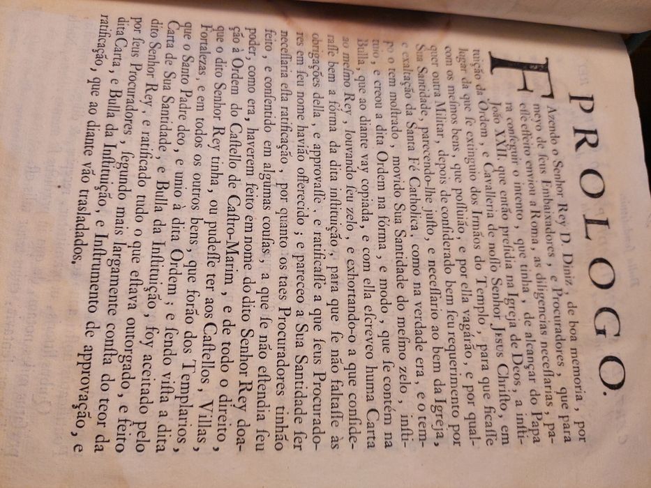 Livro Estatutos e Definições da Ordem de Cristo-1746