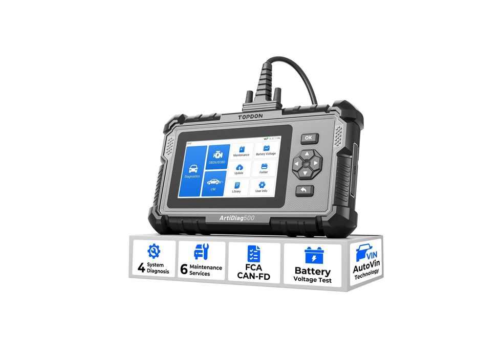 Сканер TOPDON ArtiDiag500 OBD2, діагностичний інструмент 4 AutoVin
