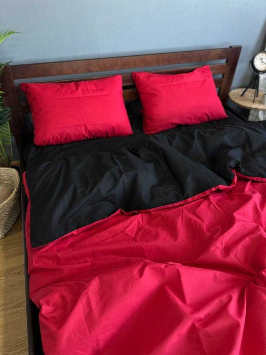 Постільна білизна ОДНОТОННА сіра біла чорна  натуральна