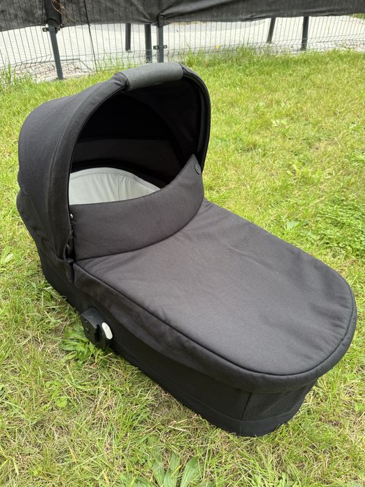 Cybex Balios S Lux 3w1 Deep Black + Aton B i-Size + akcesoria