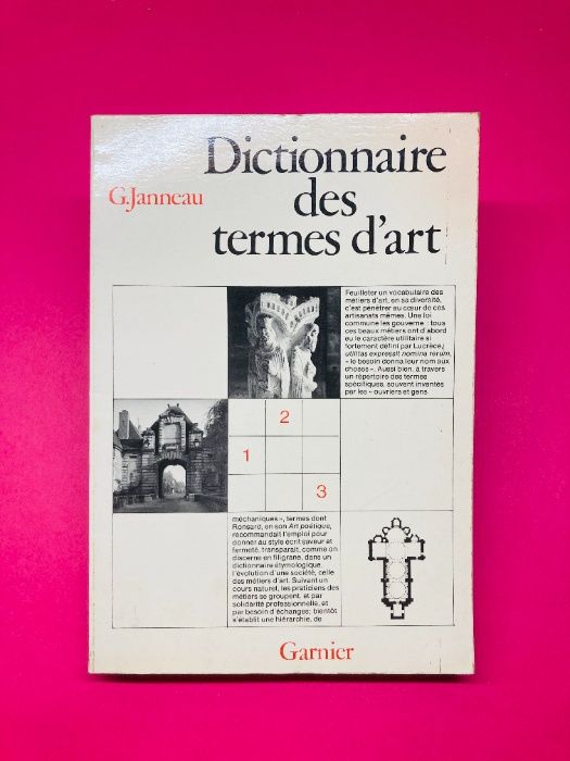 Dictionnaire des Termes D' Art - G.Janneau