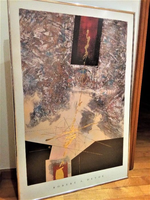 Quadro decorativo com tela de Robert A. Devoe