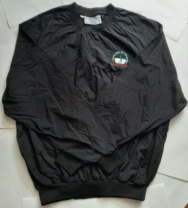 Черная ветровка-лонгслив | США