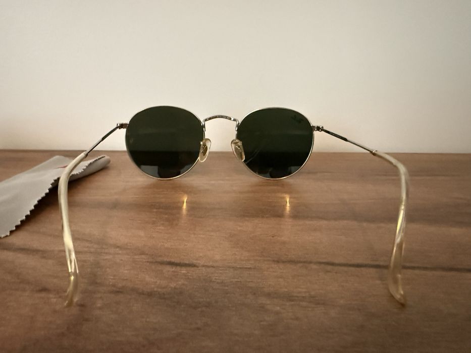 Ray-Ban RB 3447 Round Metal Flash Lenses