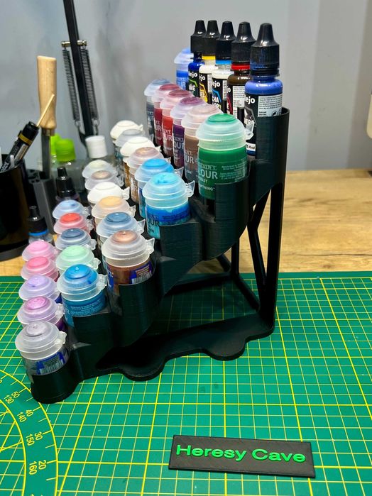 Stojak na farbki Army Painter, Vallejo, Citadel/Warhammer