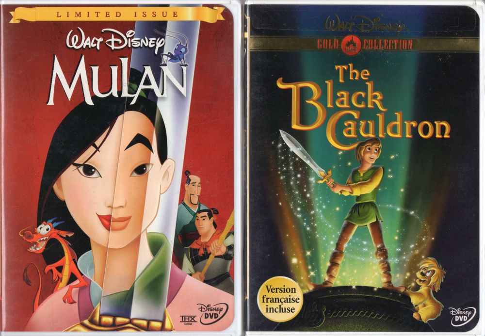 Американские DVD диски с мультфильмами. Фирменные регион 1: 200